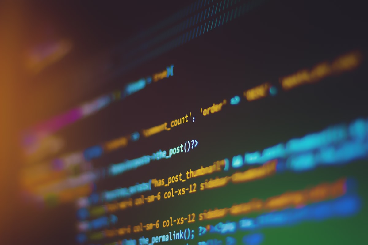 Code on a screen — the security layer behind the AI